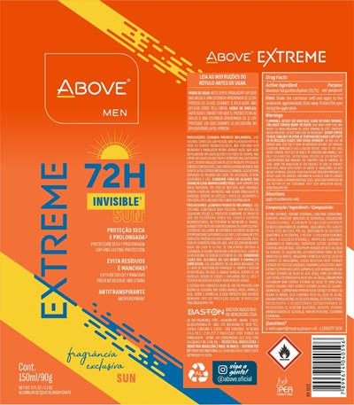 Label (Antitranspirante Above Extreme Sun 150ml (1))